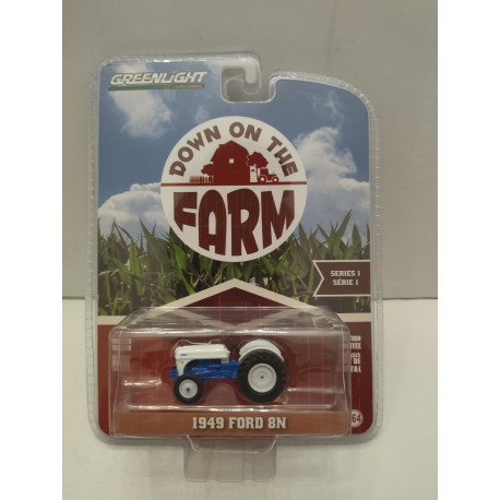 FORD 8N 1949 TRACTOR GREY FARM 1:64 GREENLIGHT