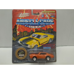 OLDSMOBILE 442 1969 ORANGE MUSCLE CARS USA VINTAGE 1:64 JOHNNY LIGHTNING