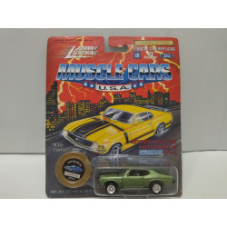 CHEVROLET CHEVELLE 1970 SS GREEN MUSCLE CARS USA VINTAGE 1:64 JOHNNY LIGHTNING