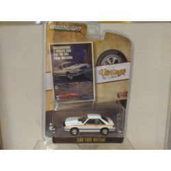 FORD MUSTANG 1980 VINTAGE AD CARS 1:64 GREENLIGHT