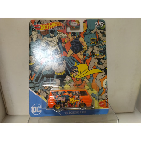 DODGE A100 2/5 DC COMICS 1:64 HOT WHEELS PREMIUM