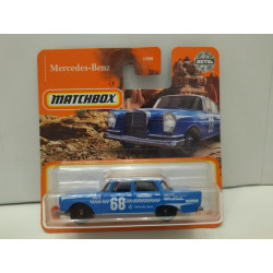 MERCEDES-BENZ W111 220 SE SEDAN 1962 RALLY BLUE 1:64 MATCHBOX