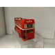 AUTOBUS DOUBLE DECK LONDON BUS OPEN RETROFICCION 12  cm LONG WELLY 9930