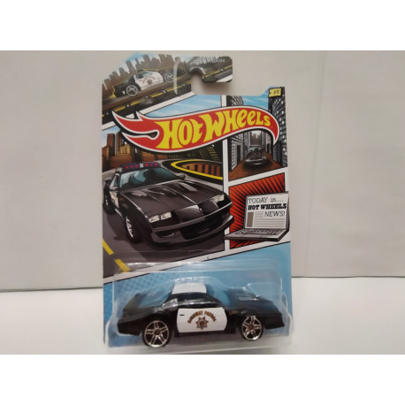 CHEVROLET CAMARO 1985 1/5 AUTOMOTIVE POLICE 1:64 HOT WHEELS