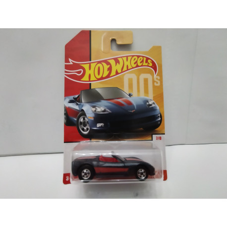 CHEVROLET CORVETTE C6 CONVERTIBLE 7/8 RETRO STREET 50/60/70 1:64 HOT WHEELS