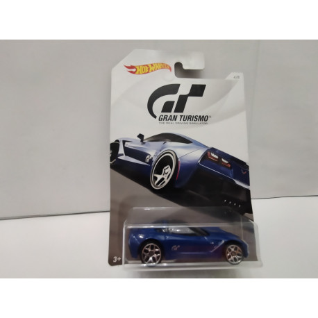 CHEVROLET CORVETTE C7 2014 STINGRAY 4/8 GRAN TURISMO 1:64 HOT WHEELS