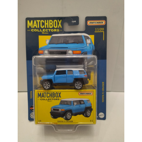 TOYOTA FJ CRUISER BLUE COLLECTORS n11 1:64 MATCHBOX