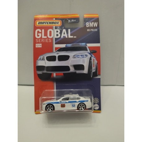 BMW F10 M5 POLICE RUSIA GLOBAL 2021 1:64 MATCHBOX