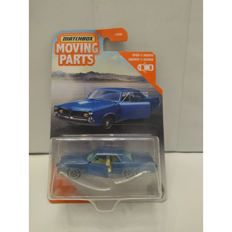 PONTIAC GRAND PRIX 1964 BLUE MOVING PARTS 1:64 MATCHBOX