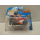 DUCATI 1199 PANIGALE 1:64 HOT WHEELS CARTON MAL ESTADO/CARD DAMAGED