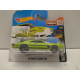 DODGE CHARGER 1969 500 GREEN 1:64 HOT WHEELS CARTON MAL ESTADO/CARD DAMAGED