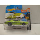 DODGE CHARGER 1969 500 GREEN 1:64 HOT WHEELS CARTON MAL ESTADO/CARD DAMAGED