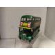 AEC 1960 DOUBLE DECKER RT CLOSED AUTOBUS GREEN LONDON COUNTRY 1:50 SOLIDO 4402