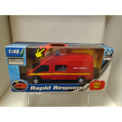 AMBULANCE RAPID RESPONSE FIRE & RESCUE 1:48 TEAMA TOYS