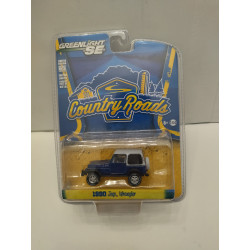 JEEP WRANGLER 1980 BLUE & WHITE COUNTRY ROADS 1:64 GREENLIGHT