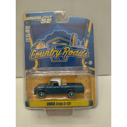 DODGE D-100 1963 COUNTRY ROADS 1:64 GREENLIGHT