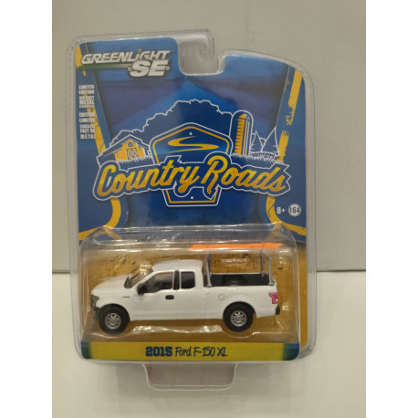 FORD F-150 2015 XL WHITE COUNTRY ROADS 1:64 GREENLIGHT