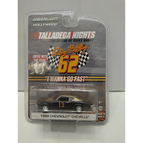 CHEVROLET CHEVELLE 1969 TALLADEGA NIGHTS 1:64 GREENLIGHT