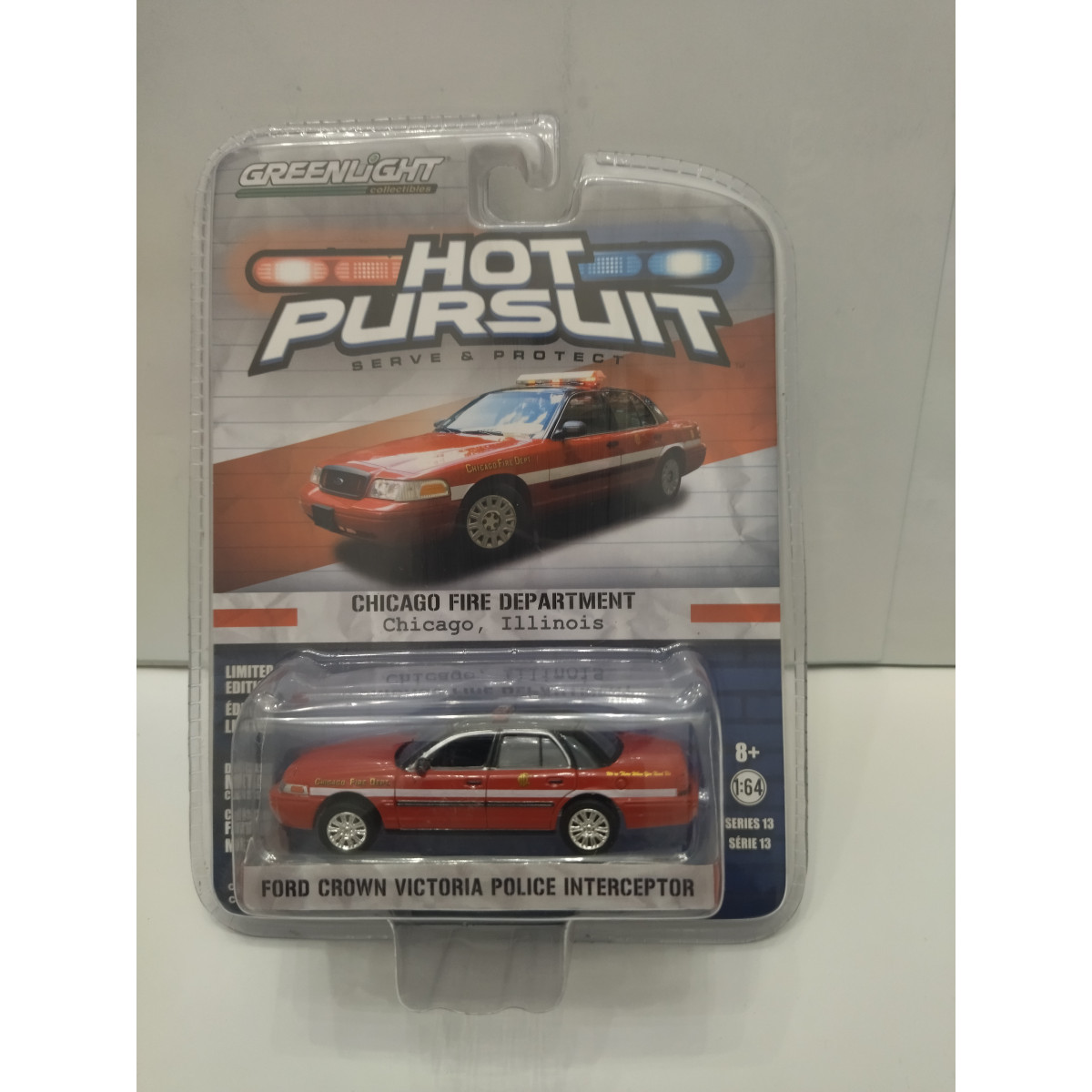 Modellino 596 Ford Crown Victoria – Chicago Police Interceptor – Scala 1:64 – Pressofuso