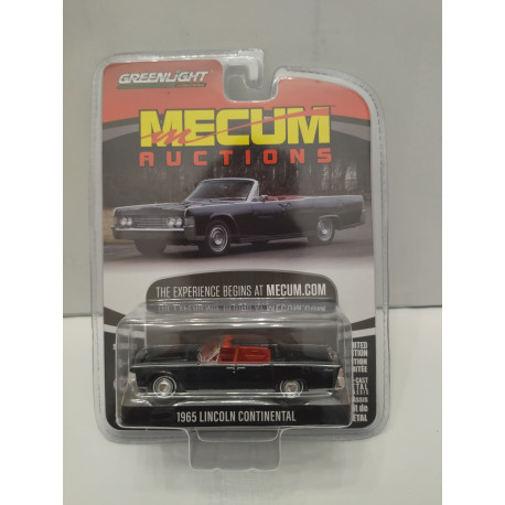 LINCOLN CONTINENTAL 1965 MECUM ACTIONS 1:64 GREENLIGHT