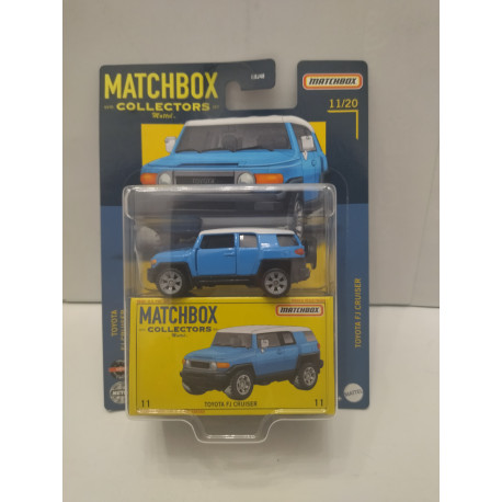 TOYOTA FJ CRUISER WHITE & BLUE COLLECTORS n11 1:64 MATCHBOX