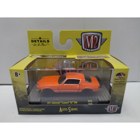 CHEVROLET CAMARO 1971 SS 396 ORANGE AUTO-SHOWS 1:64 M2 MACHINES