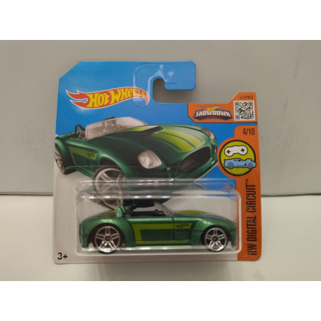 FORD SHELBY COBRA CONCEPT 1:64 HOT WHEELS CARTON MAL ESTADO/CARD DAMAGED