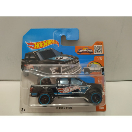 FORD F-150 2015 HOT WHEELS 1:64 HOT WHEELS CARTON MAL ESTADO/CARD DAMAGED