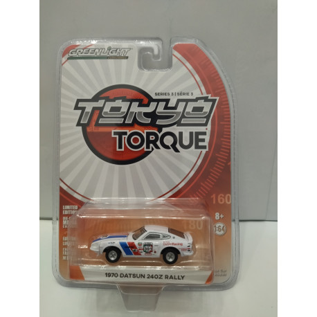 DATSUN 240Z 1970 RALLY PANAMERICANA MEXICO 2015 TOKYO TORQUE 1:64 GREENLIGHT