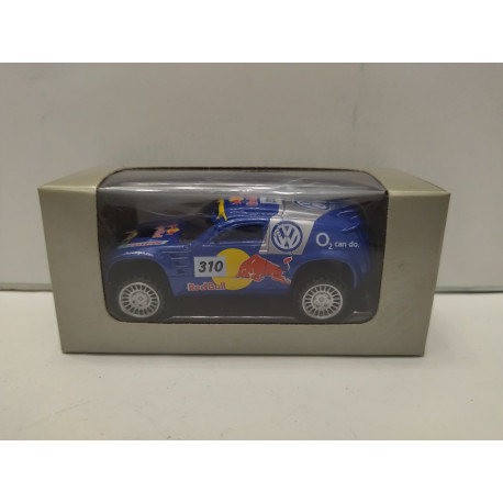 VOLKSWAGEN TOUAREG RACE RALLY DAKAR 2005 RED BULL apx 1:64 NOREV 3 INCHES (7,5cm)