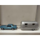 FORD MUSTANG 1968 COUPE + ROULOTTE/CARAVAN AIRSTREAM 1:43 NOREV JET CAR