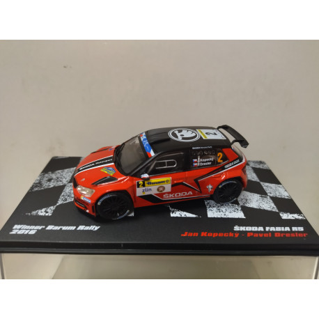 SKODA FABIA R5 2016 WINNER RALLY BARUM J.KOPECKY 1:43 ALTAYA IXO