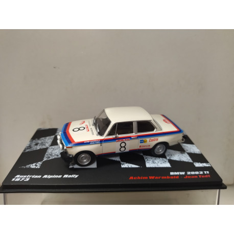 BMW 2002 TI 1973 AUSTRIAN ALPINE RALLY A.WARMBOLD 1:43 ALTAYA IXO