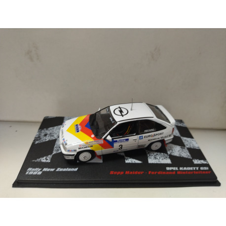 OPEL KADETT E GSi 1988 NEW ZEALAND RALLY S.HAIDER 1:43 ALTAYA IXO