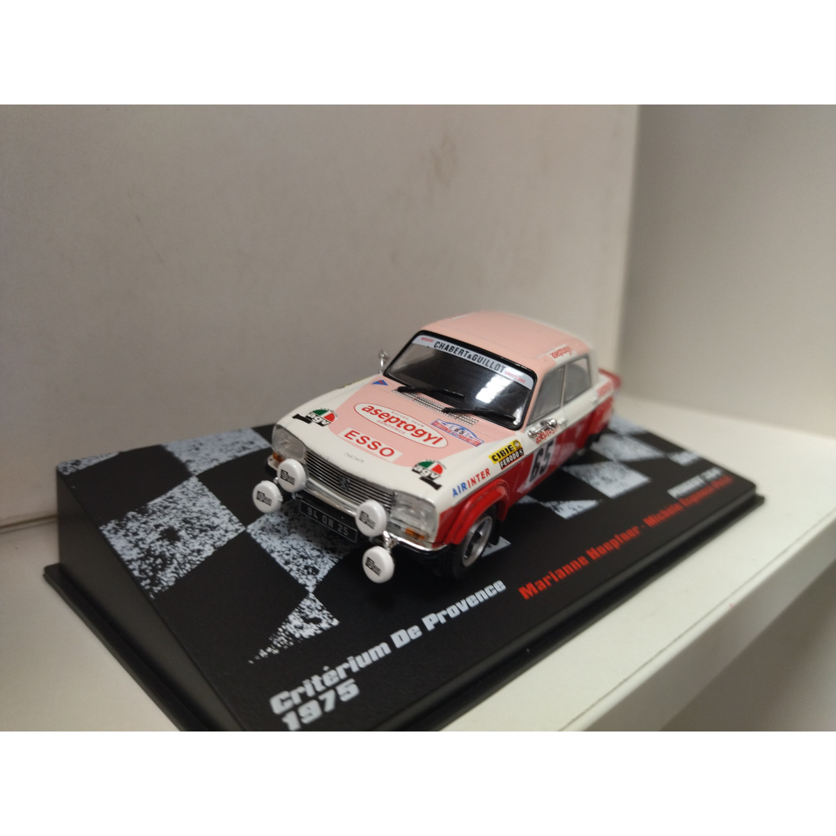 PEUGEOT 304 1975 RALLY CRITERIUM PROVENCE M.HOEPFNER 1:43 ALTAYA IXO ...