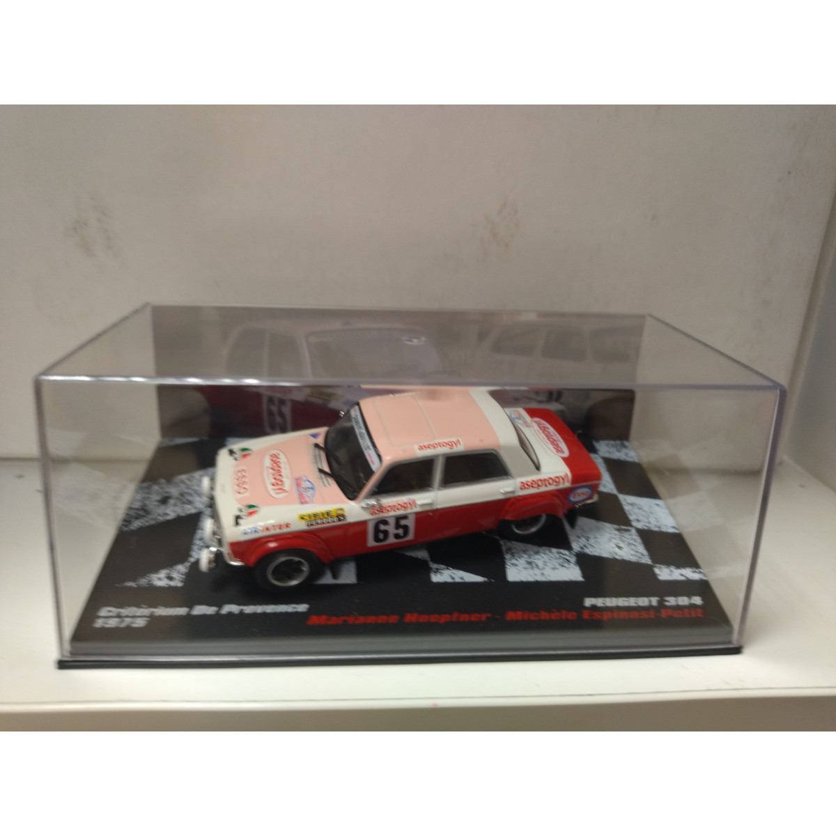 PEUGEOT 304 1975 RALLY CRITERIUM PROVENCE M.HOEPFNER 1:43 ALTAYA IXO ...