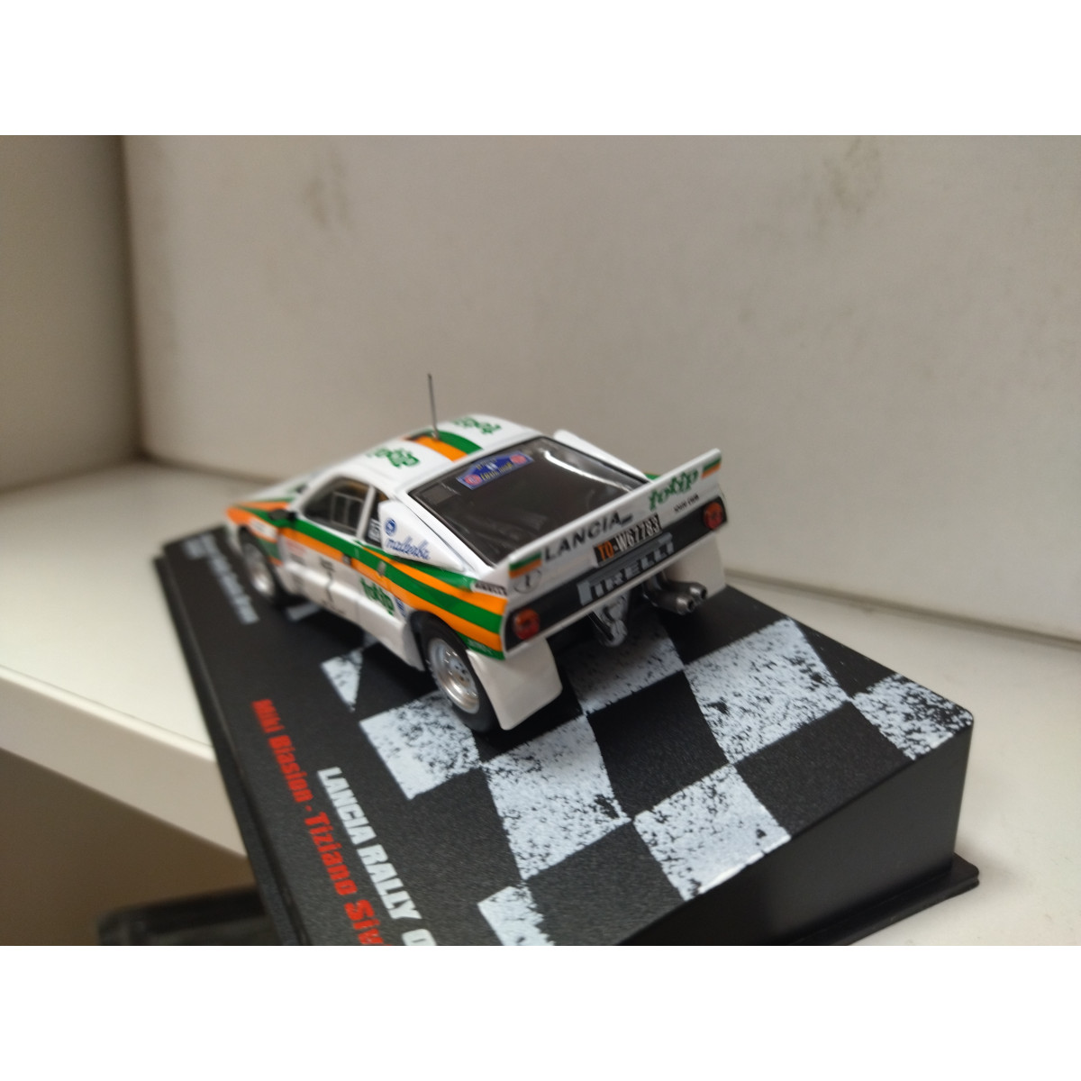 Modellino Auto Ex Magazine 1/43 Lancia Rally 037 Biasion-Siviero #1