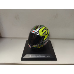 LORIS CAPIROSSI 2011 MOTO/BIKE HELMETS 1:5 ALTAYA IXO