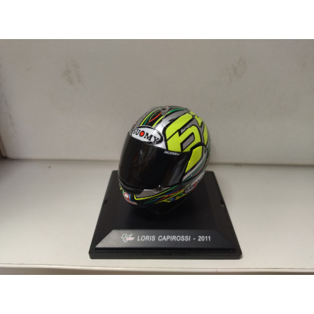 LORIS CAPIROSSI 2011 MOTO/BIKE HELMETS 1:5 ALTAYA IXO