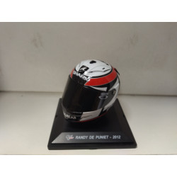 RANDY DE PUNIET 2012 MOTO/BIKE HELMETS 1:5 ALTAYA IXO