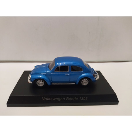 VOLKSWAGEN BEETLE 1303 AZUL 1:64 SOLIDO