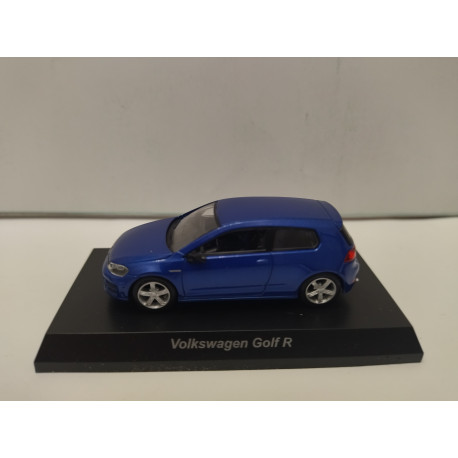 VOLKSWAGEN GOLF 6 R AZUL 1:64 SOLIDO
