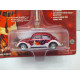 VOLKSWAGEN BEETLE 1966 RED COCA-COLA HOLIDAY 1:64 JOHNNY LIGHTNING
