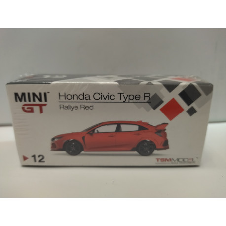 HONDA CIVIC TYPE R FK8 RALLYE RED RHD 1:64 MINI GT