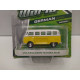 VOLKSWAGEN T1 SAMBA BUS YELLOW GERMAN EDITION MOTOR WORLD S6 1:64 GREENLIGHT