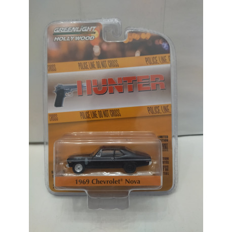 CHEVROLET NOVA 1969 HUNTER HOLLYWOOD 1:64 GREENLIGHT