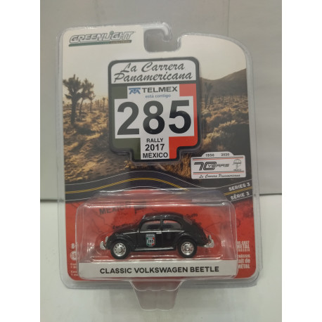 VOLKSWAGEN BEETLE CLASSIC n285 RALLY PANAMERICANA MEXICO 2017 1:64 GREENLIGHT