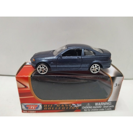 BMW E46 328Ci DARK BLUE 1:64 MOTOR MAX