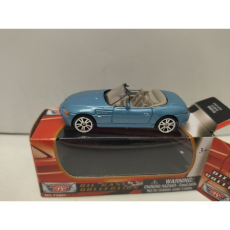 BMW E36 Z3 CABRIOLET BLUE 1:64 MOTOR MAX