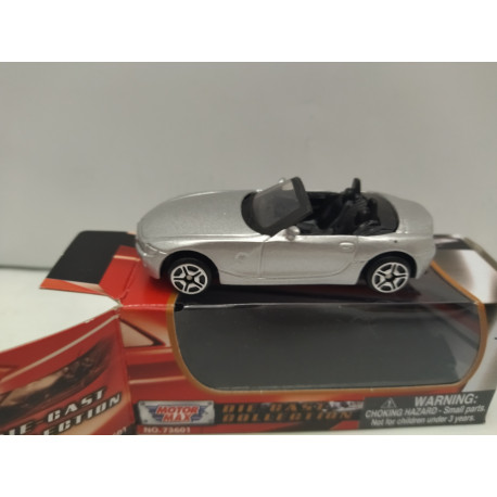 BMW E85 Z4 CABRIOLET SILVER 1:64 MOTOR MAX